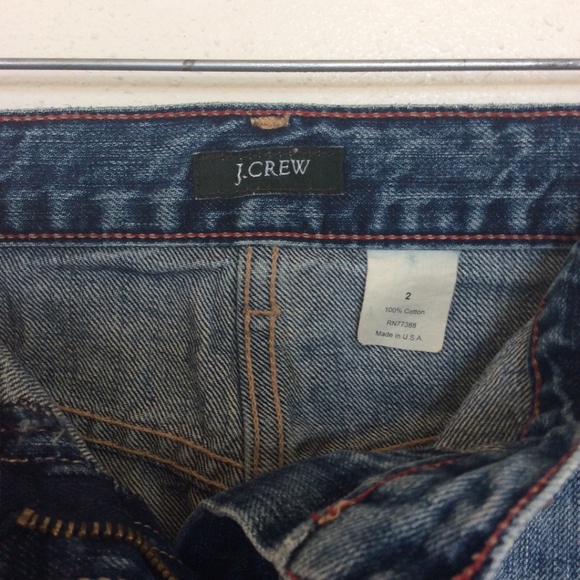 J.Crew Denim Miniskirt, Size 2 - Picture 3 of 3
